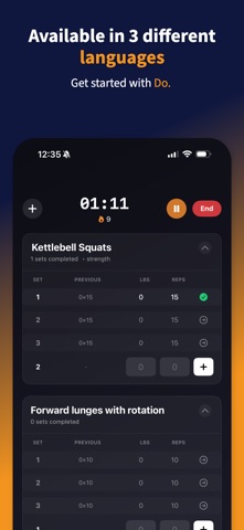 Do - AI Fitness & Wellness iPhone screenshot