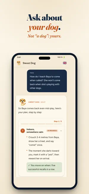 Sweet Dog: dog training screenshot 1