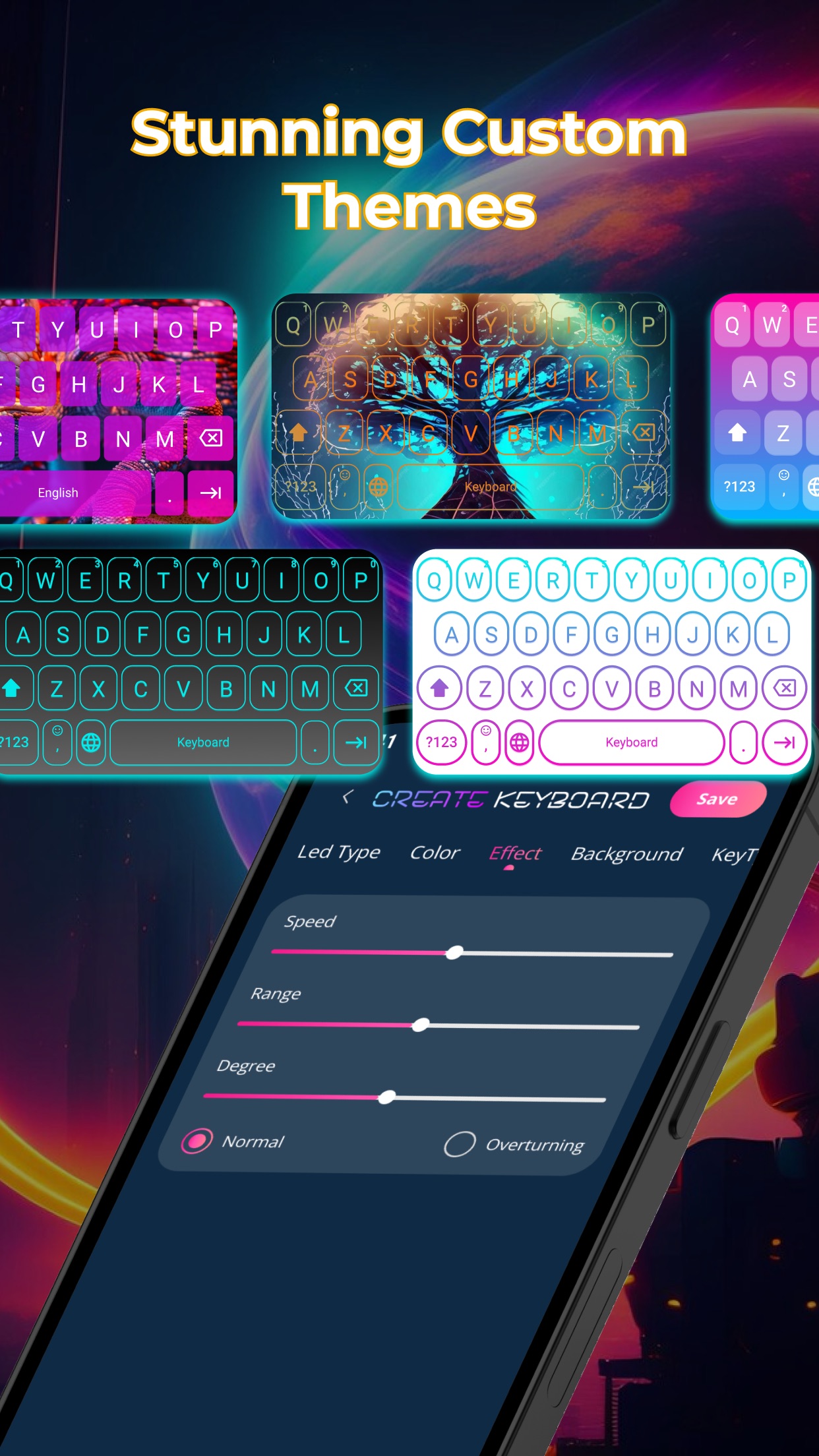 Screenshot 4 of LED Keyboard - RGB Theme