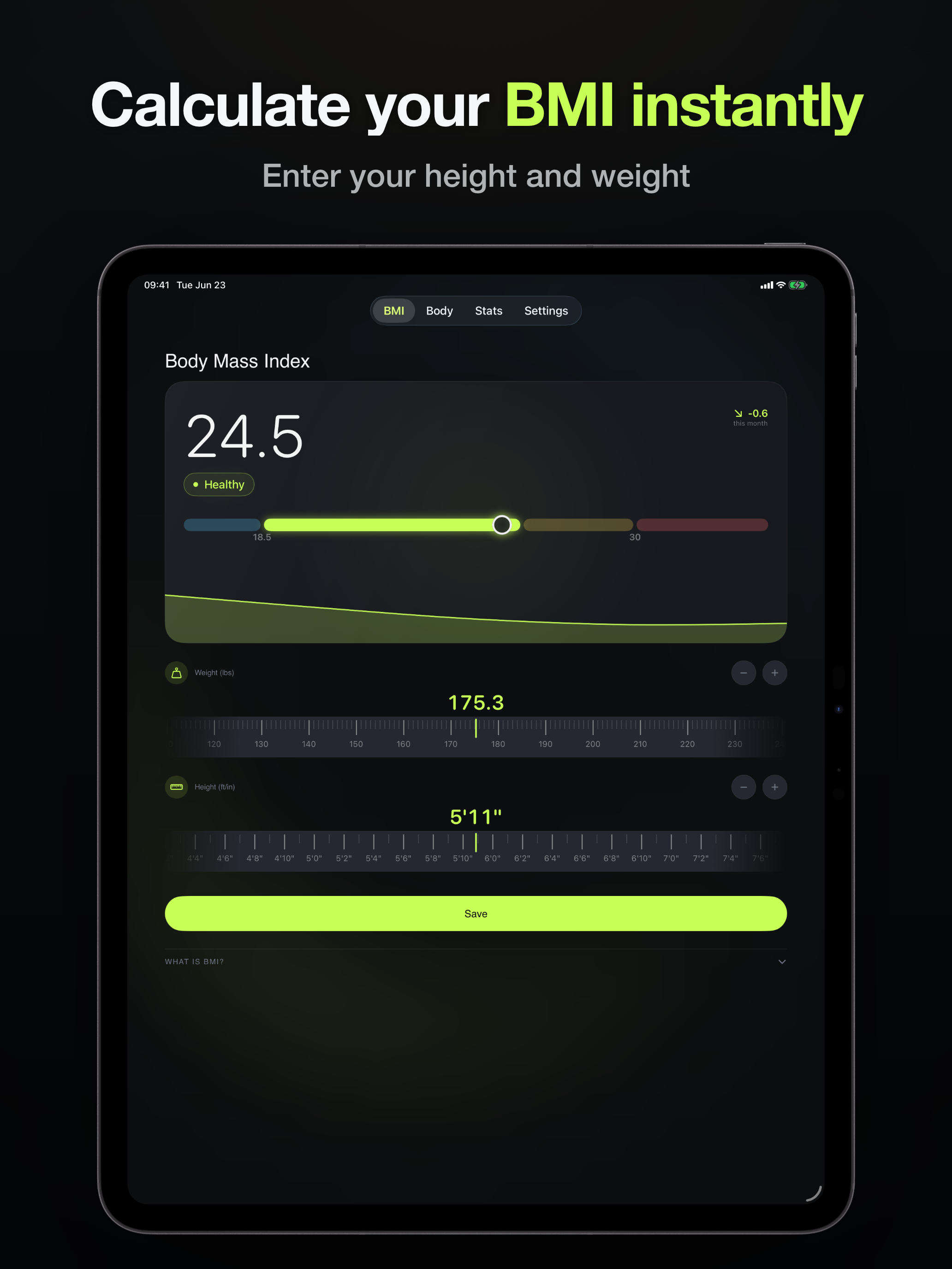 BMI Calculator & Body Tracker screenshot 9
