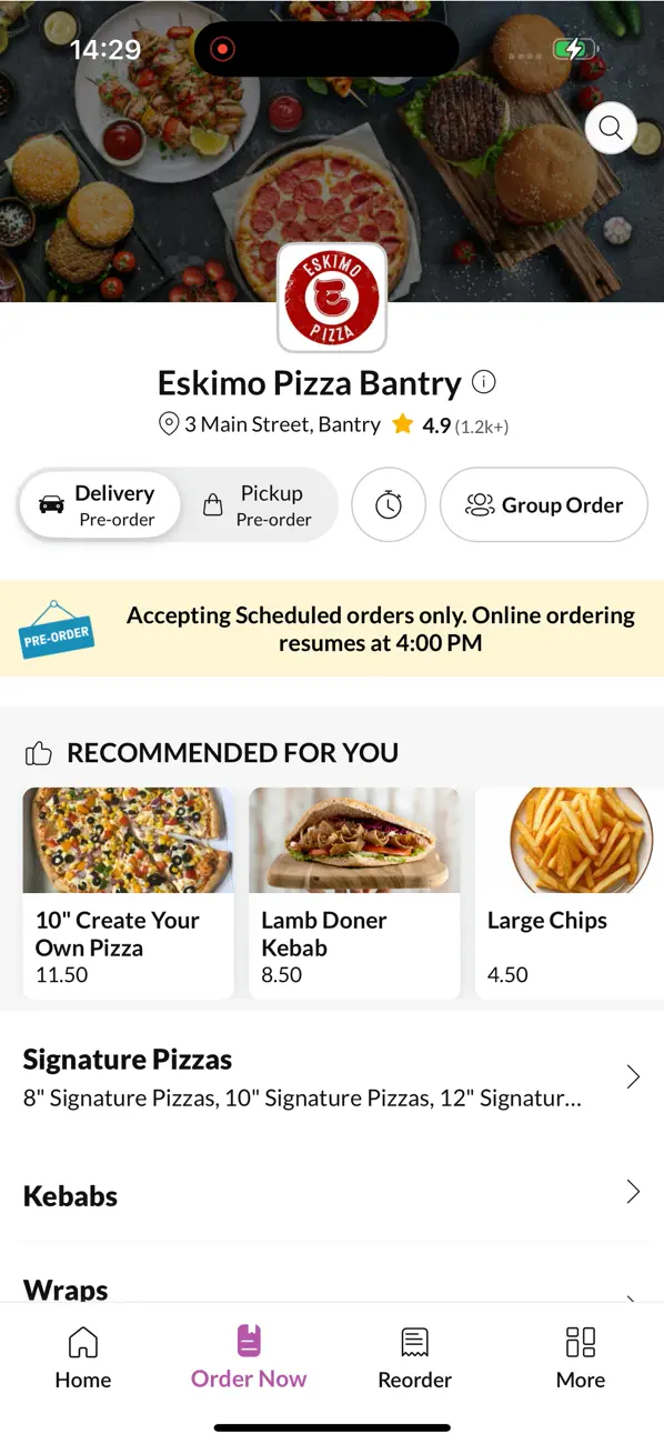 Screenshot #2 pour Eskimo Pizza Bantry
