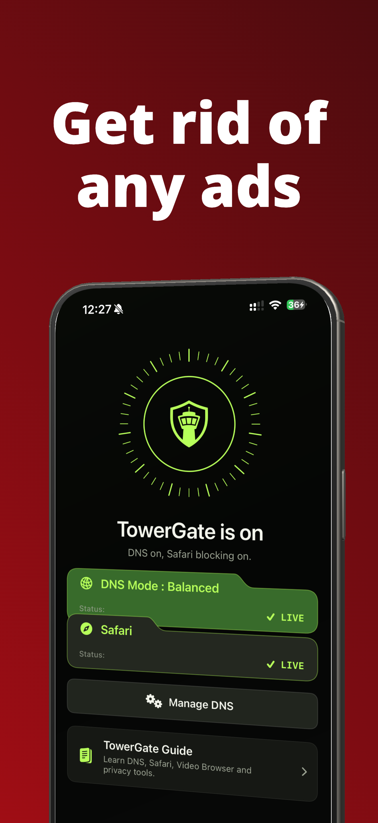 TowerGate • Ad Blocker DNS screenshot 2