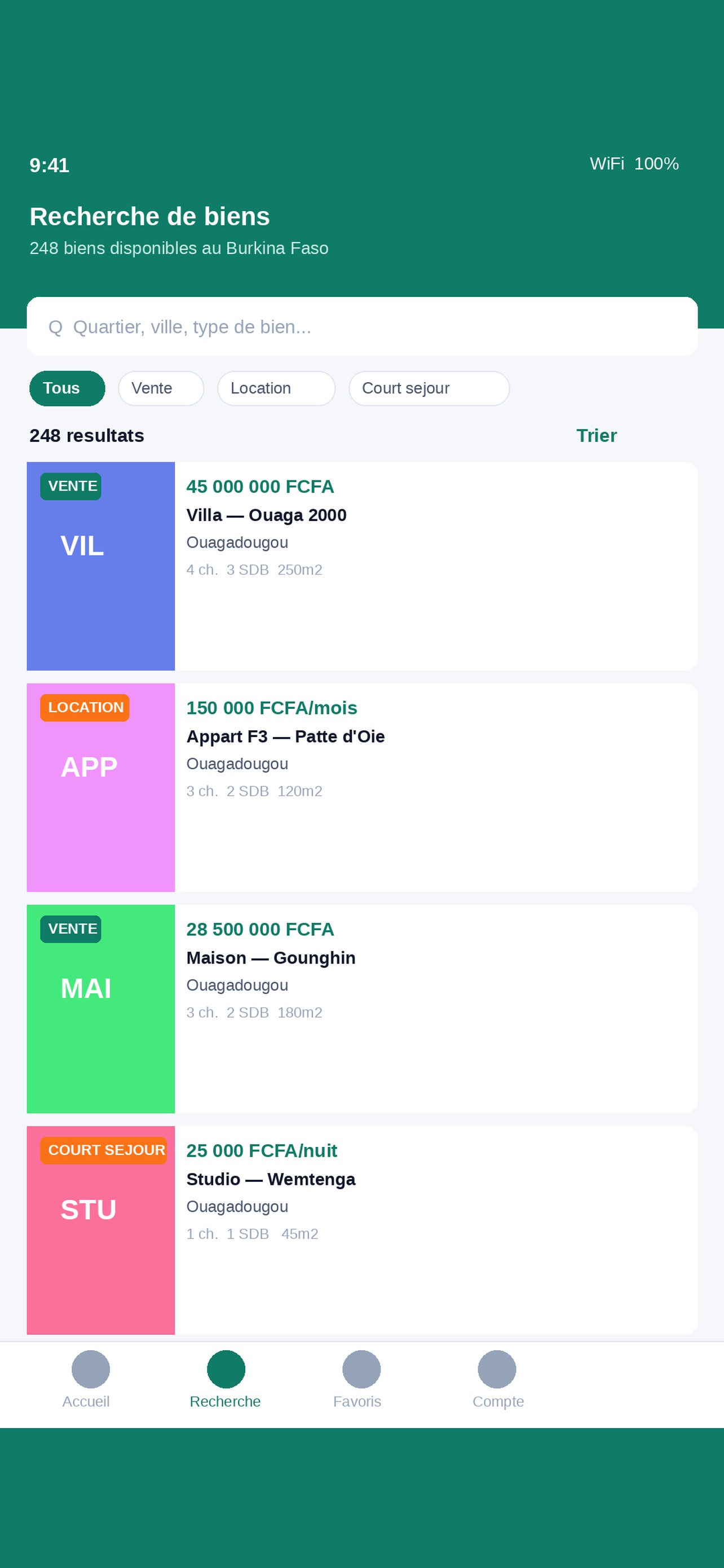 Screenshot 3 of ImmoBF Africa