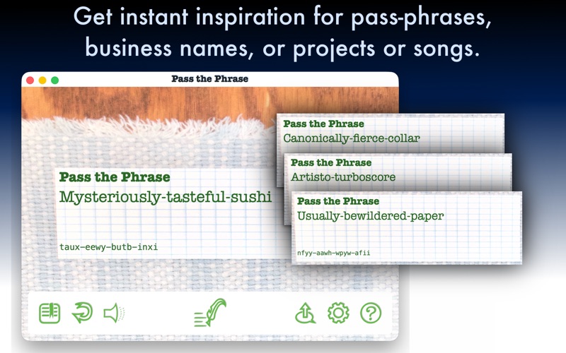 Screenshot #1 pour Pass the Phrase