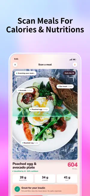 PCOS AI: Period & Diet Tracker screenshot 3