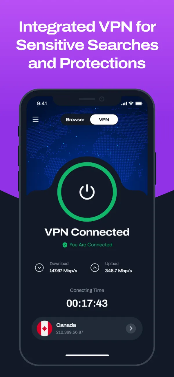 Screenshot #3 pour Tor Browser: VPN+orNETOnion