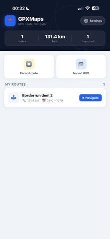 GPX navigate with Google Maps Screenshot 2 of 2