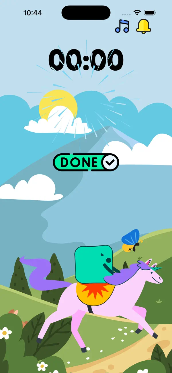 #4. Gentle Timer · Visual Timer (iOS) Ved: JOHNNY LI