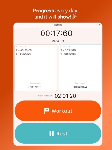 Plank Workout Timer iPad screenshot