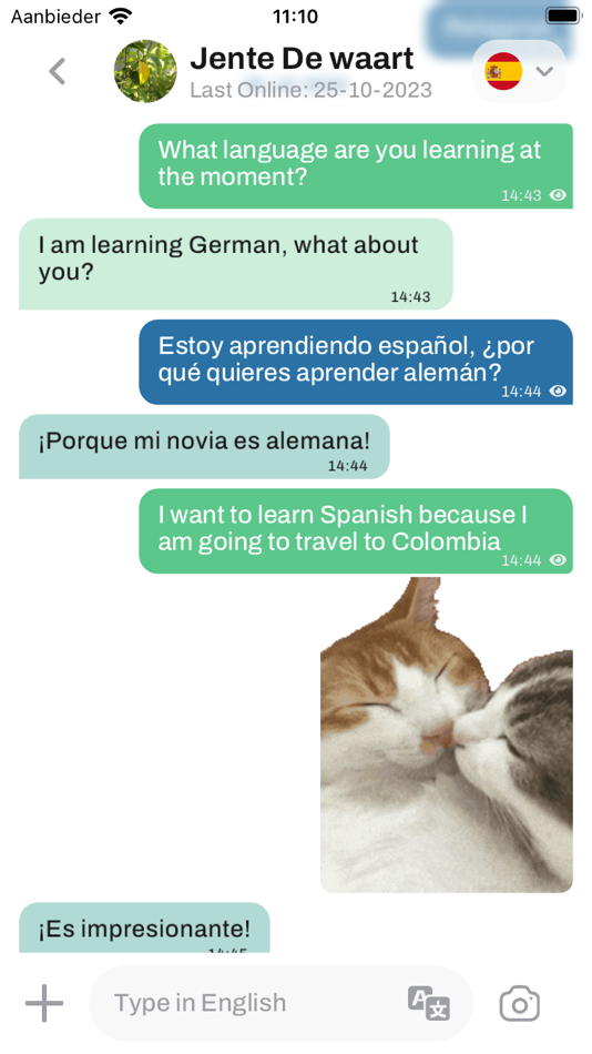 #2. Flipchat - Chat Translator (iOS) Podle: Flipchat B.V.