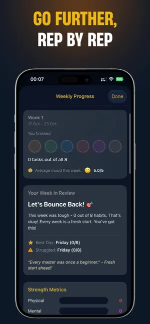 Titan: Life reset build habits screenshot 4
