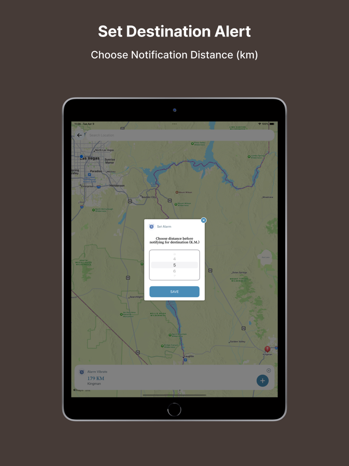 Travel Alarm Notify Alert App