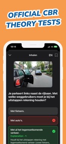 Theorie Examen screenshot