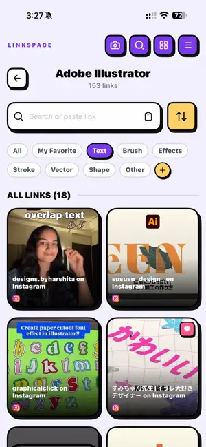 LinkSpace: Links & Memories screenshot 2