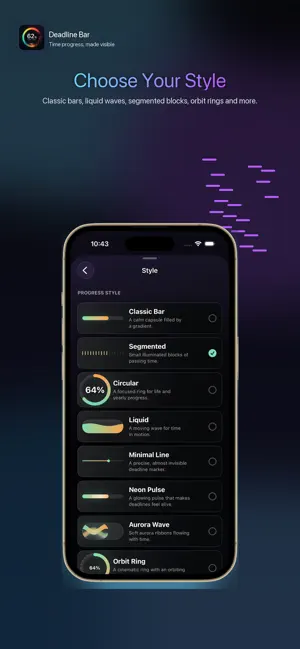 Deadline Bar: Time Progress screenshot 4