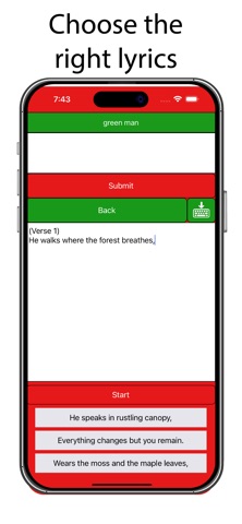 LyricLoop screenshot