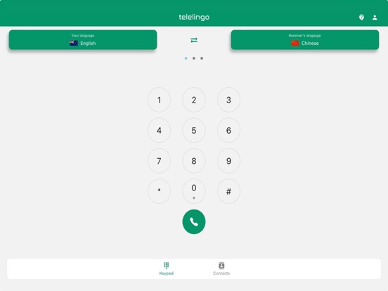 Telelingo Phone Call Translate iPad screenshot 2 - Utilities app