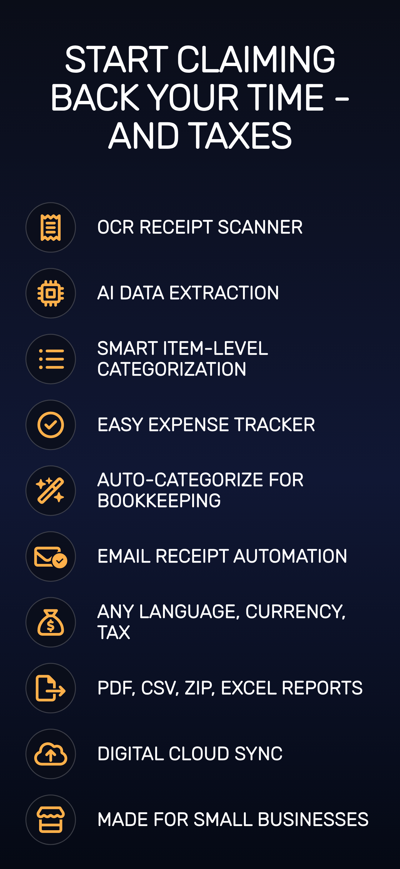 SparkReceipt: Receipt Scanner screenshot 9