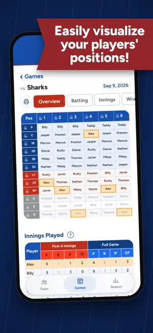 Lineup Card Pro screenshot 3