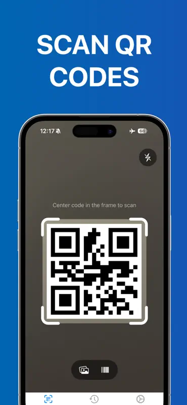 QRコード & バーコード スキャナー + screenshot 1 of 5