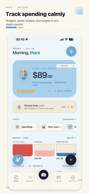 Pockyt Wallet screenshot 1