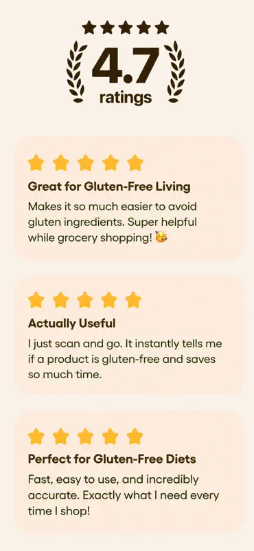Gluten Free Scanner: GF Foods screenshot 7 of 7