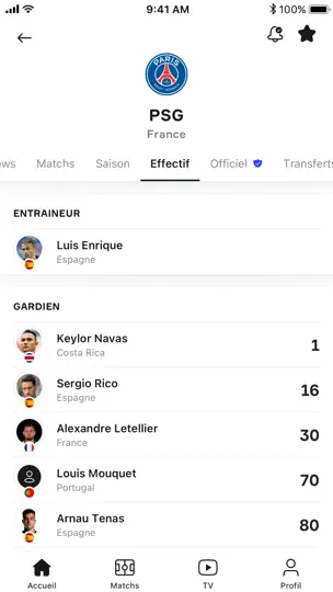 Capture d'écran de OneFootball - Actu Du Football sur iPhone 8