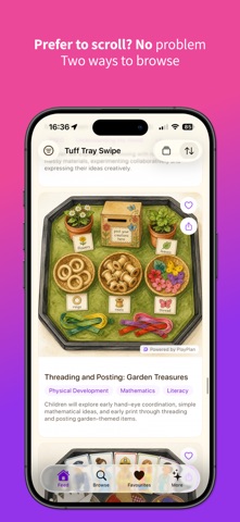 Tuff Tray Swipe iPhone screenshot 3