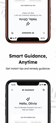 The Natural Remedies App iPhone screenshot
