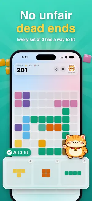 Blockwise: Cat Block Puzzle screenshot 2
