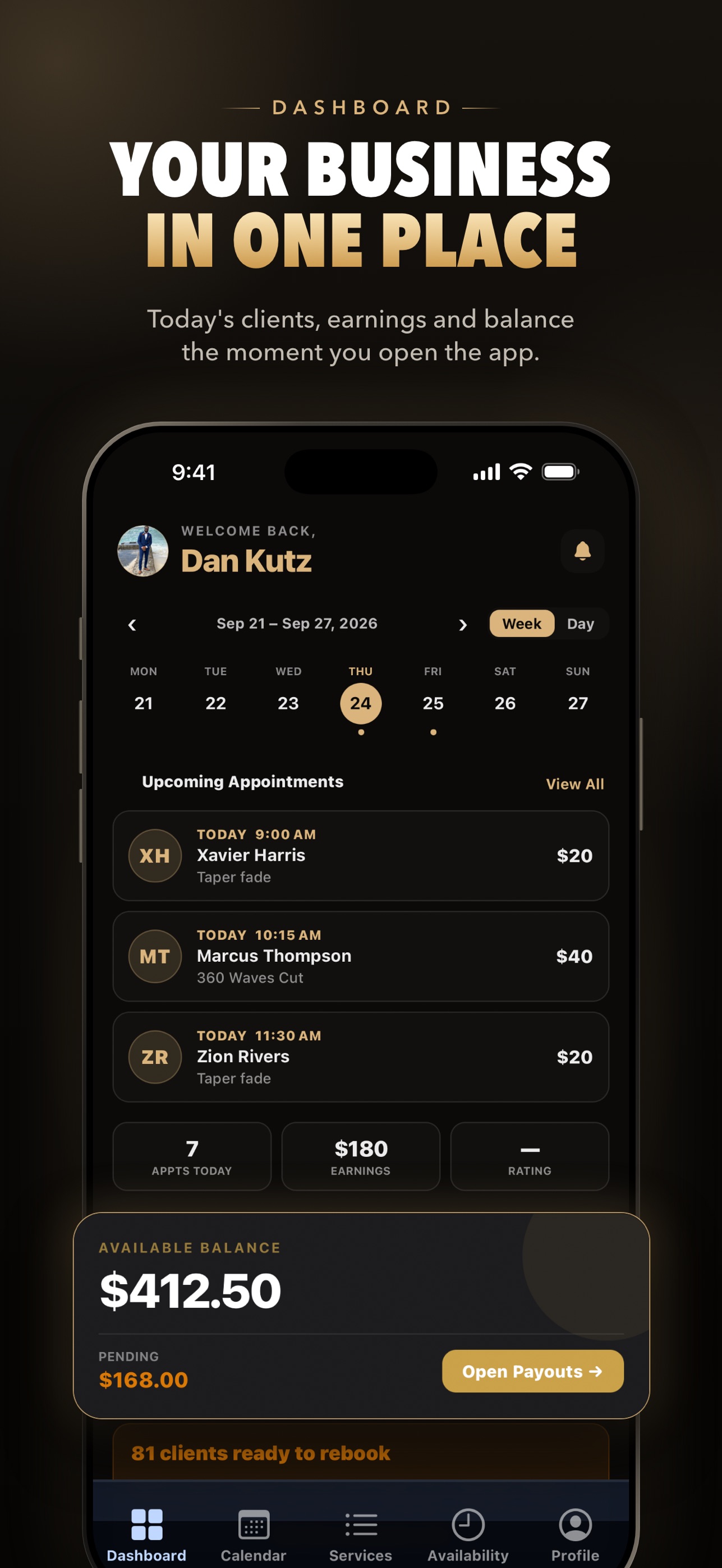 Screenshot 8 of Glow’d Up Booking