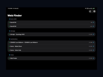Web Finder for Tailscale ipad screenshot 2