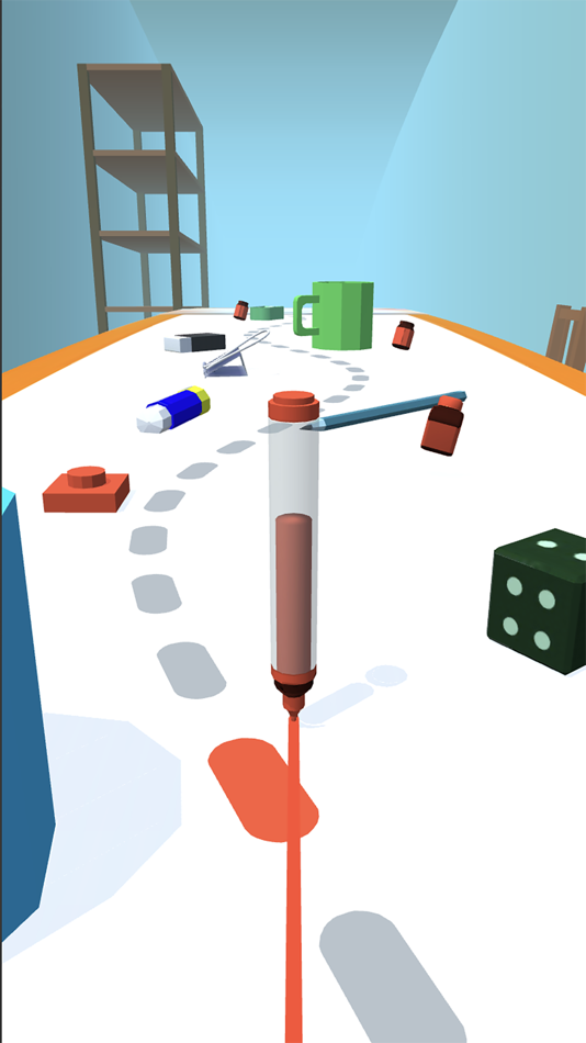 #1. Pen Puzzle: Challenge Run ! (iOS) By: Oussama Messhik