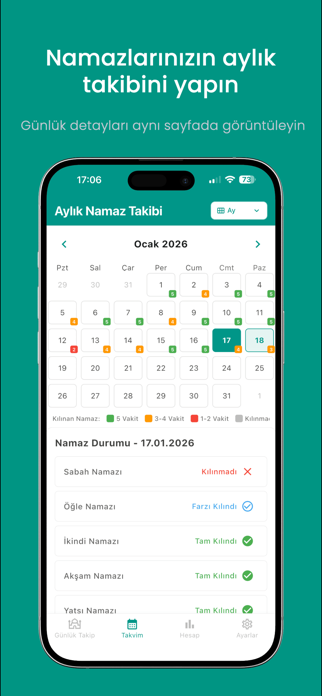 Namaz Takip Screenshot 3 of 5