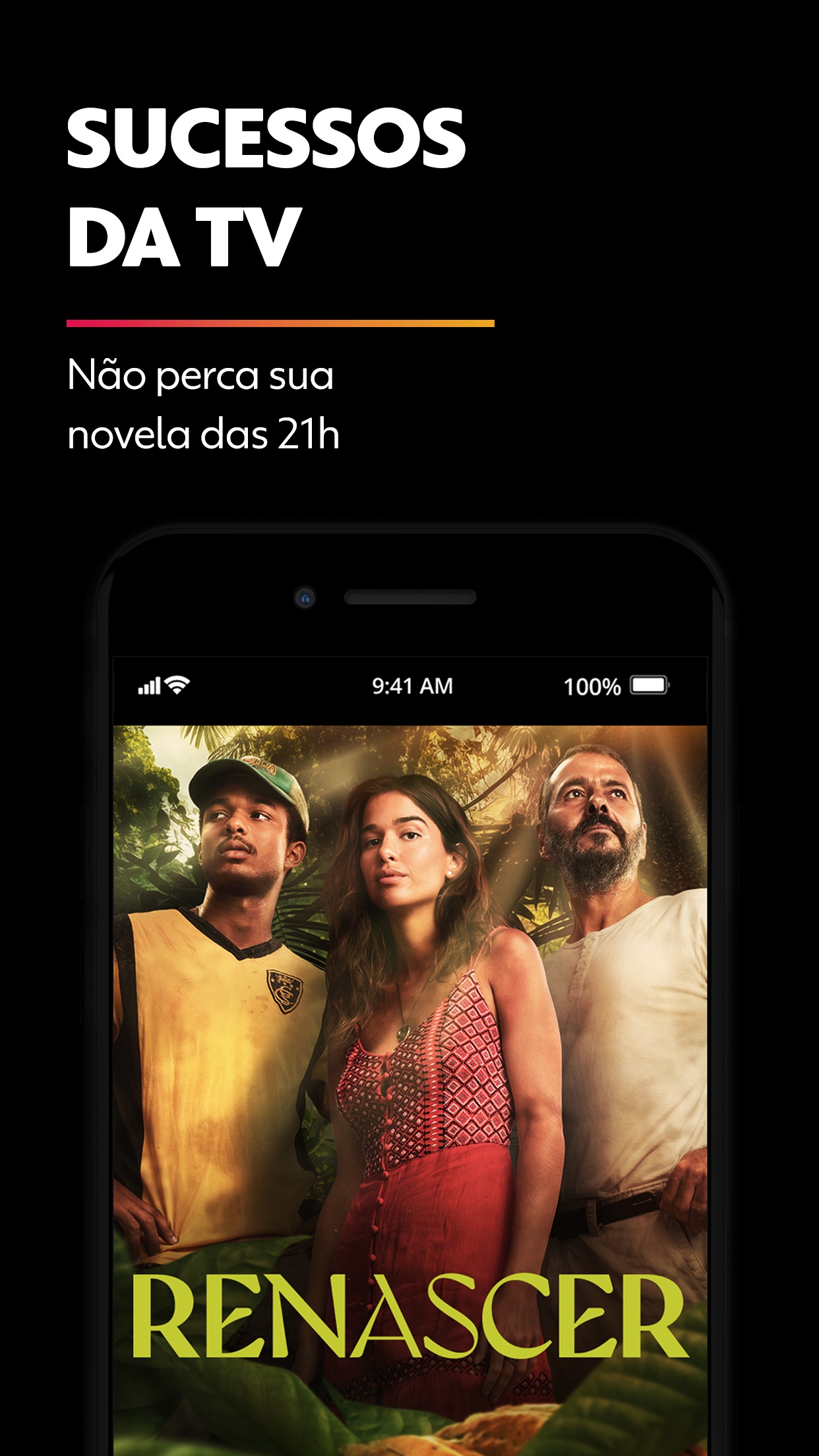 Screenshot do app Globoplay: Novelas, séries e +