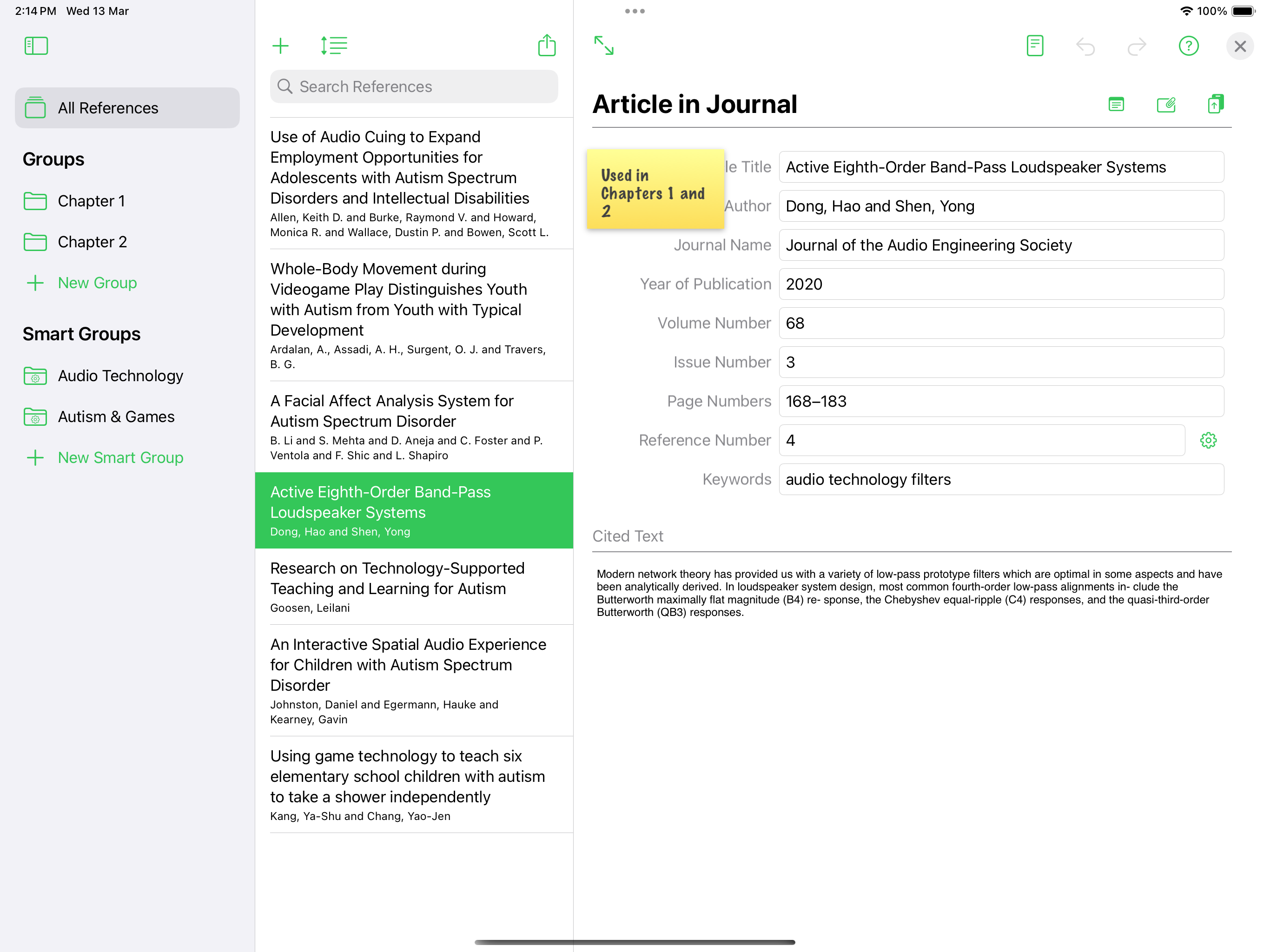 Reference Tracker