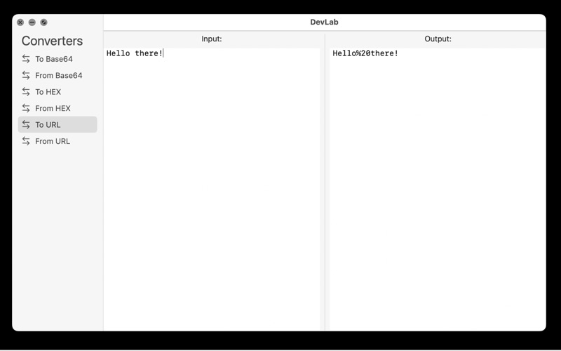App screenshot