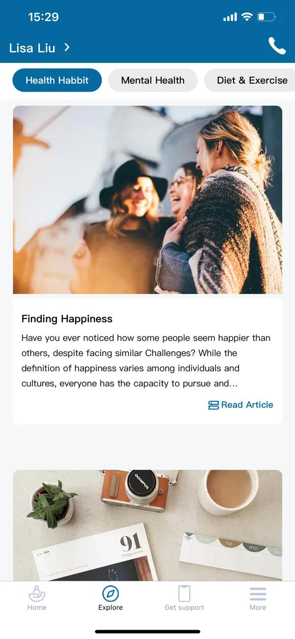 Screenshot #2 pour Caring Mind Support
