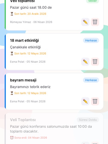 Okulum Takip iPad screenshot