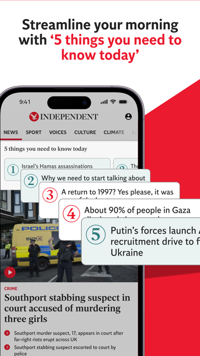 The Independent: Breaking News Screenshot