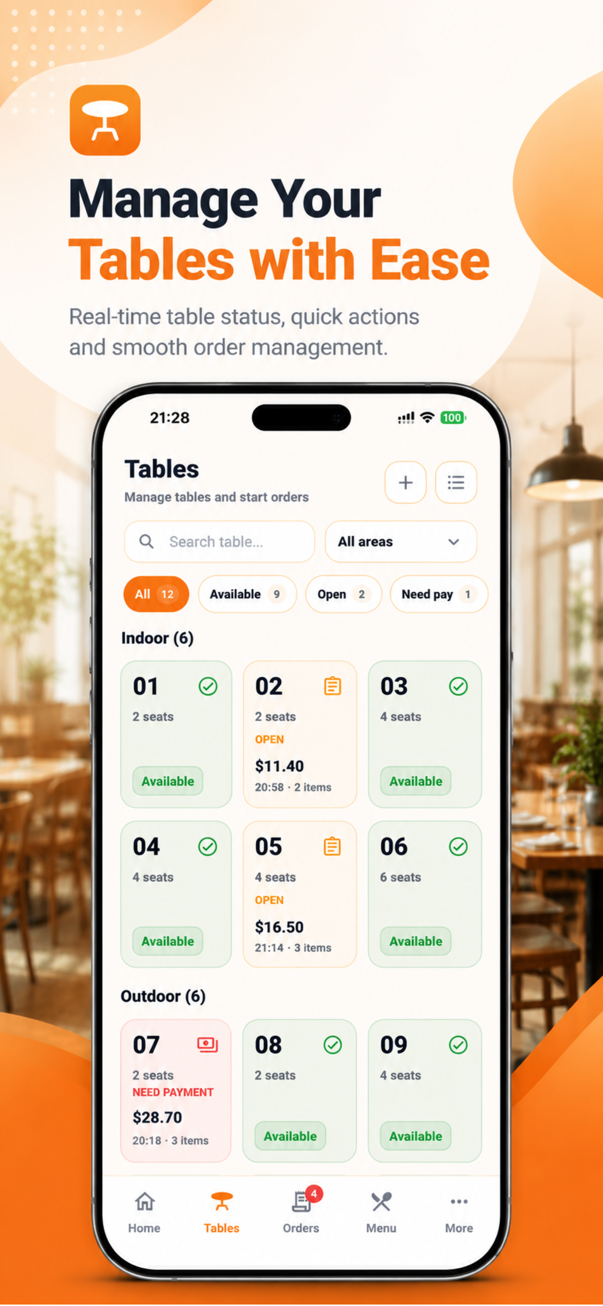 OrderPad: Restaurant Orders screenshot 2