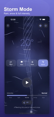 FeelTemp: Cooling Wind Sounds iPhone screenshot