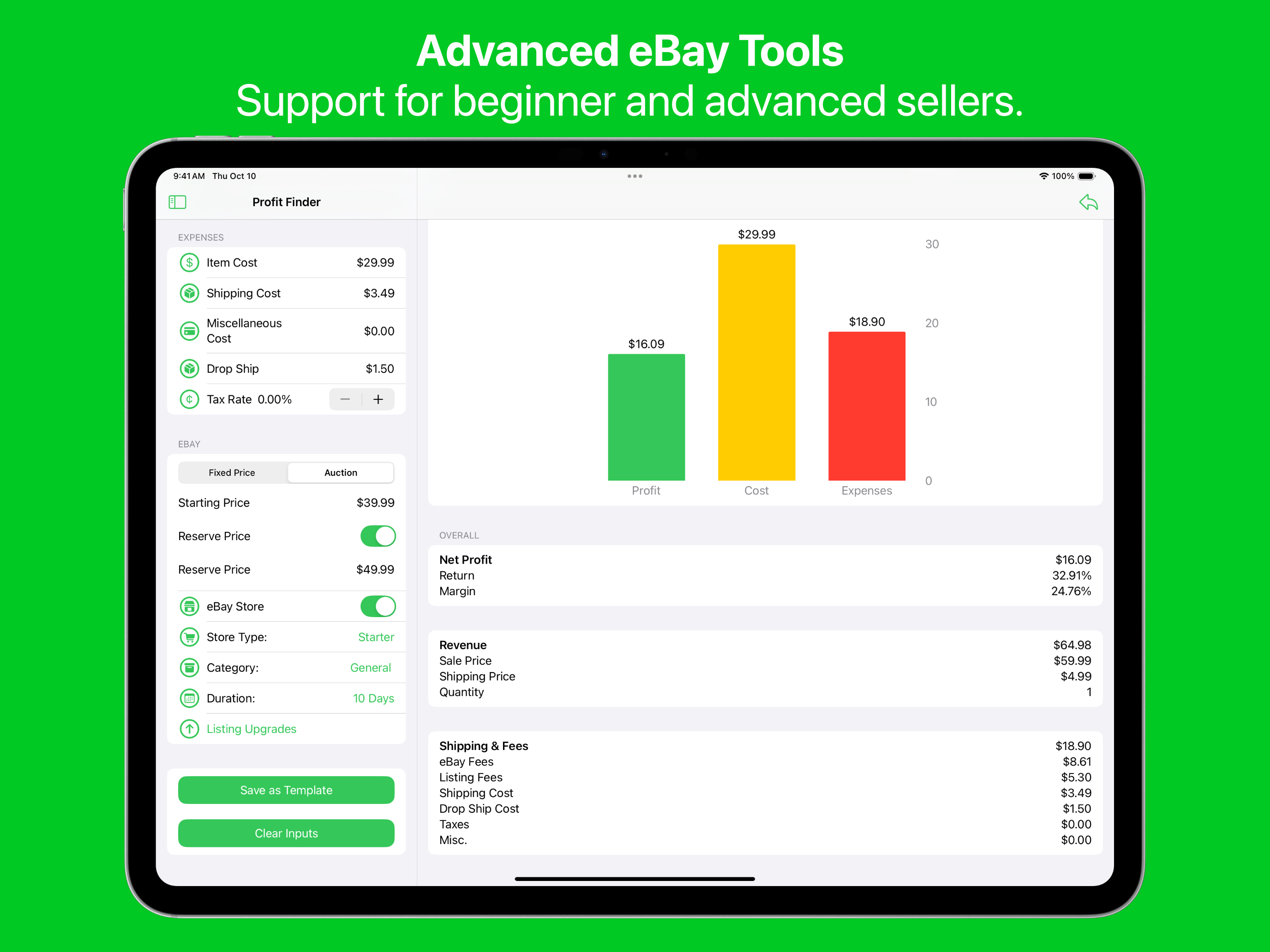Profit Finder: Fee Calculator screenshot 9