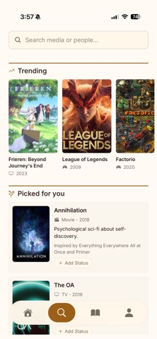 Footnote: Your Taste in Media Screenshot 1