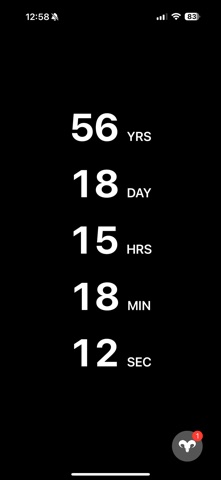 Unalive Countdown iPhone screenshot