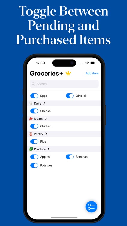 Groceries+: Shopping List screenshot-3
