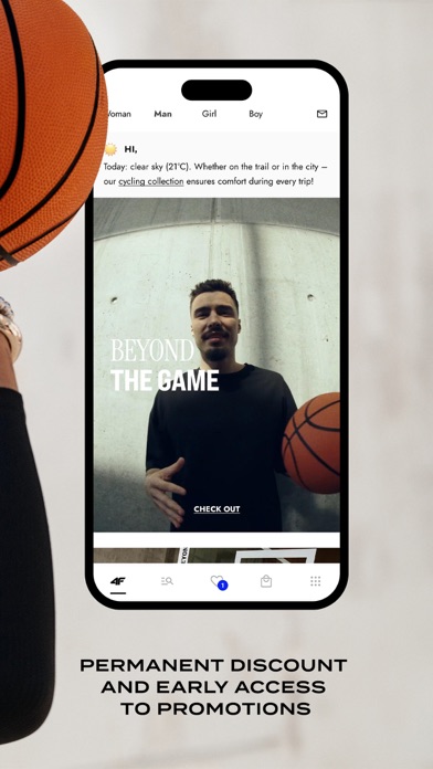 4F – sports fashion online Screenshot