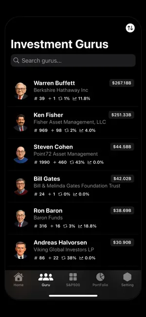 GuruFolio - Elite pick stocks screenshot 4