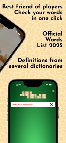 Word Checker for Scrabble® iPhone screenshot