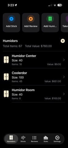 Humidor Journal Screenshot 1 of 9